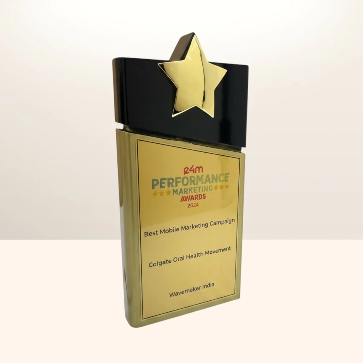 Gilded Halo Trophy — product photo