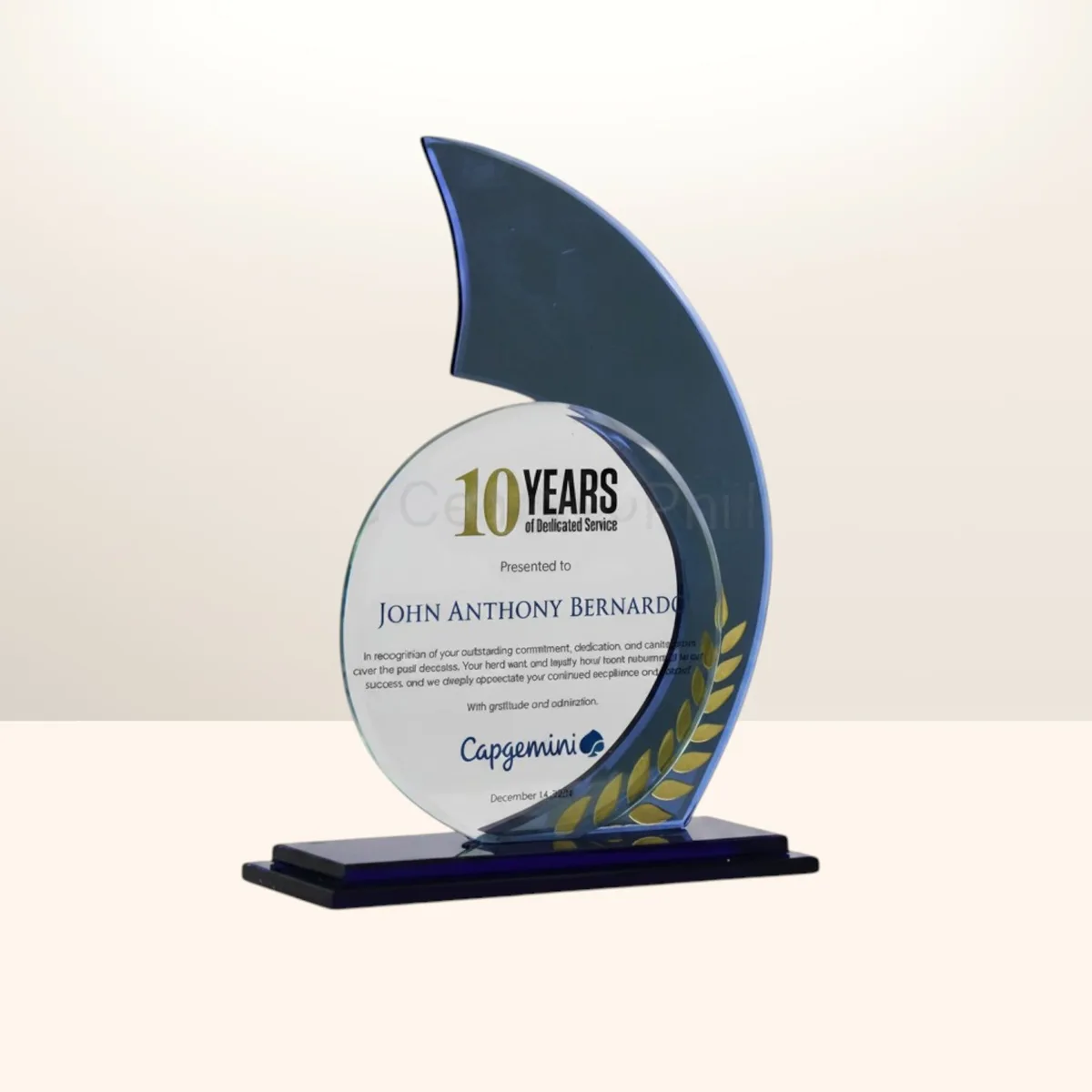 Solstice Tribute Trophy — product photo