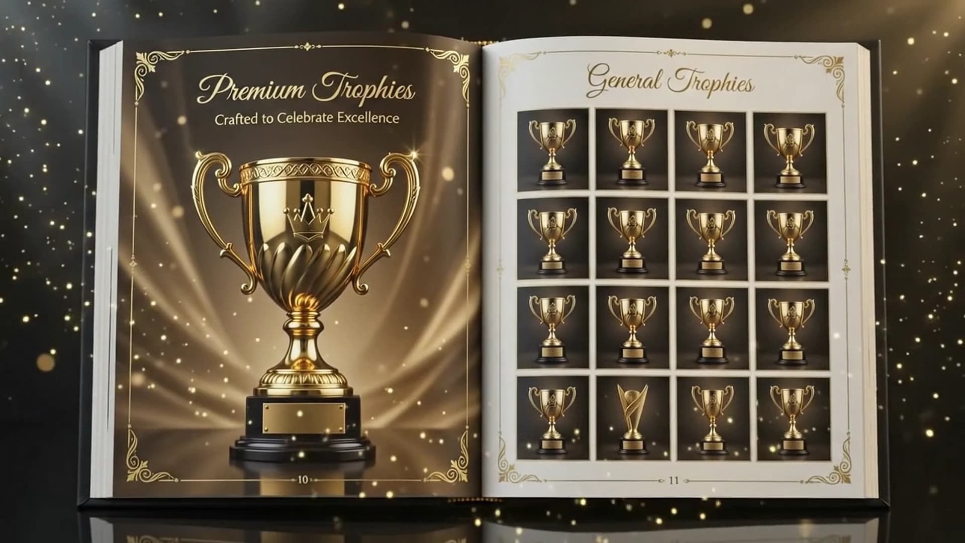 Premium Trophies and General Trophies — open catalogue