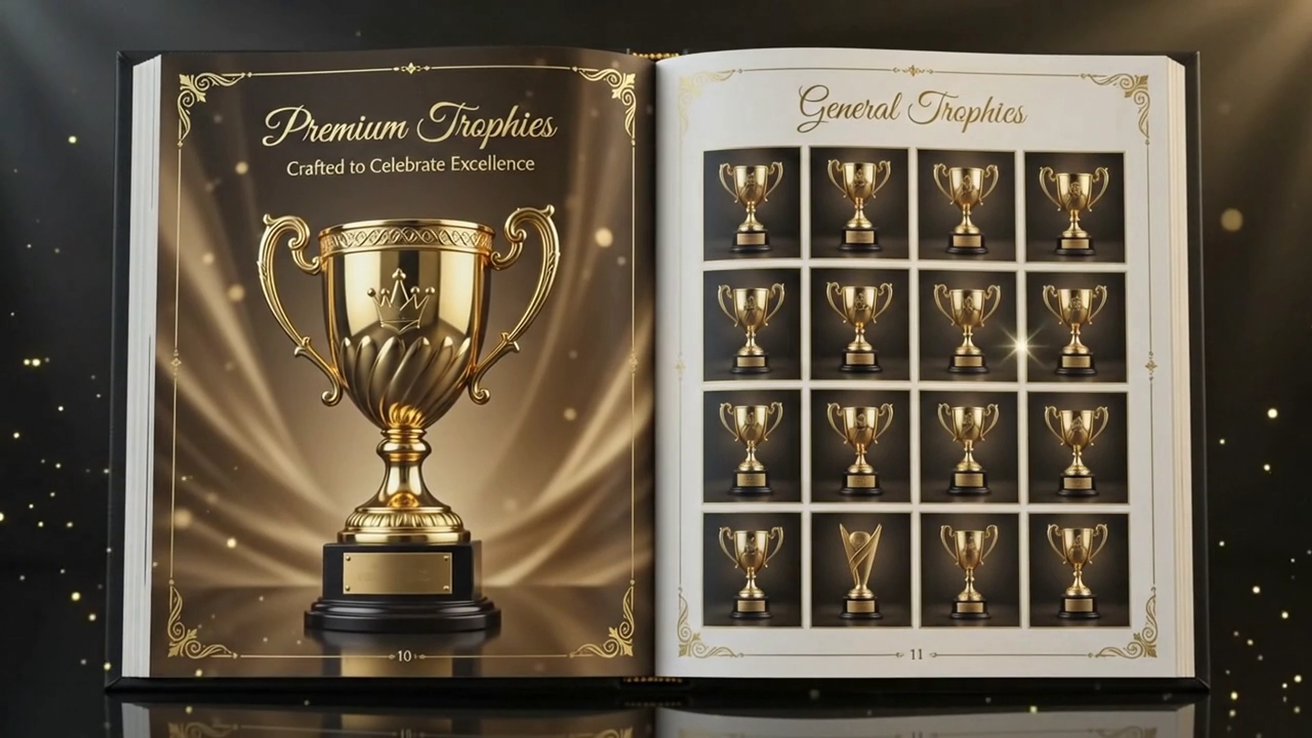 Premium Trophies and General Trophies — open catalogue